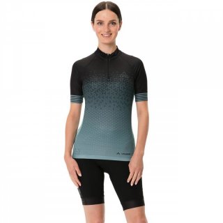 VAUDE Womens Posta HZ Trikot - Kurzarm-Radtrikot Damen 1/4 Reiverschluss