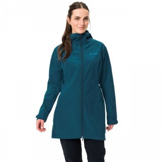 VAUDE Womens Skomer Softshell Coat - winddichter Softshellmantel Damen mit Kapuze
