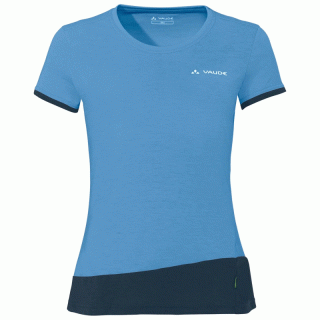 VAUDE Womens Sveit Shirt - leichtes Kurzarm-Funktionsshirt Damen blue jay 42 / L