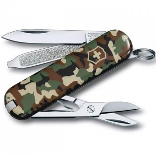 Victorinox Classic SD Serie 58 mm - Mini-Taschenmesser, 5 Werkzeuge camouflage