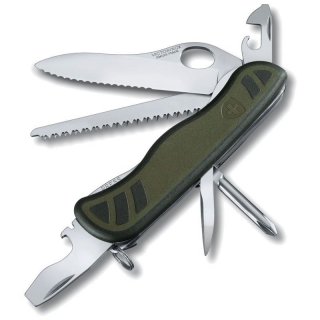 Victorinox Schweizer Soldatenmesser 08 | Schweizer Taschenmesser, 10 Werkzeuge