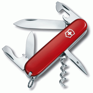 Victorinox Spartan | handliches Schweizer Taschenmesser, 11 Werkzeuge rot One Size