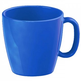 Waca Melamin Camping-Geschirr blau Tasse