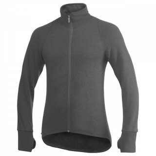 Woolpower Full Zip Jacket 400 - dicke Merinowolljacke Unisex grey 52 / L