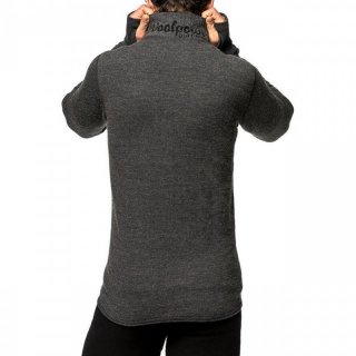 Woolpower Full Zip Jacket 400 - dicke Merinowolljacke Unisex grey 50 / M