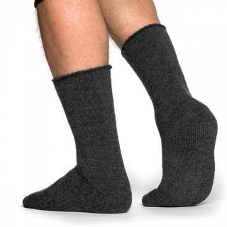 Woolpower Socks 600 - dicke Merinowolle-Wintersocken Unisex grey 40-44