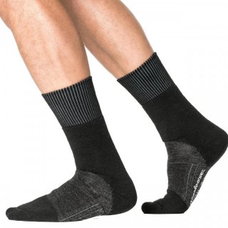 Woolpower Socks Skilled Classic 400 - Wollsocken Unisex  darkgrey black 45-48
