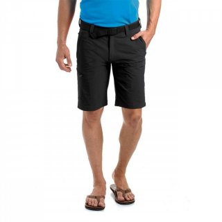 maier sports Huang Men - kurze Wanderhose/Bermudahose Herren black 50