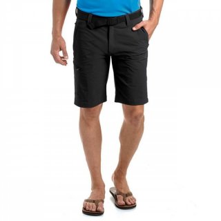 maier sports Huang Men - kurze Wanderhose/Bermudahose Herren black 52