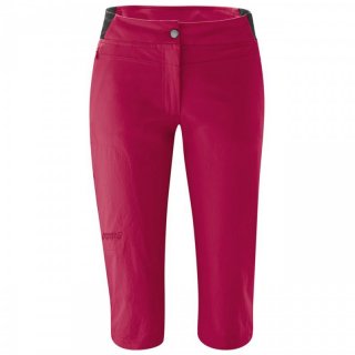 maier sports Inara 3/4 Vario | schmal geschnittene Capri-Wanderhose Damen persian red 46