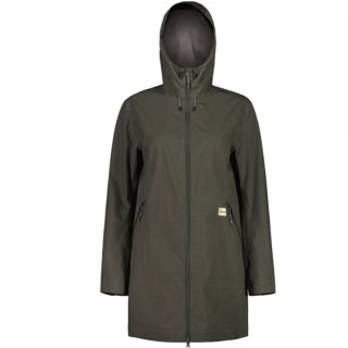 maloja MoldauM. Urban Tech Trench - Regenmantel, Damen alpine woods M