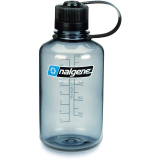 nalgene Narrow Mouth Bottle Trinkflasche - BPA-frei, 0.5 Liter grau