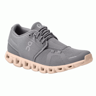 on Cloud 5 - Ultraleicht-Laufschuhe/Freizeitschuhe Damen zinc / shell 40 / 6.5 UK