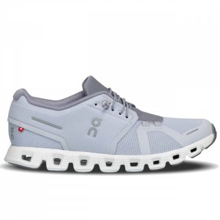 on Cloud 5 - Ultraleicht-Laufschuhe Damen denim / white 38.5 / 5.5 UK