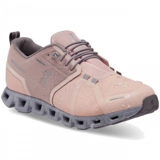 on Cloud 5 Waterproof - wasserdichter Ultraleicht-Laufschuhe/Freizeitschuhe Damen rose / fossil 42 / 8 UK