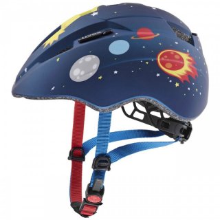 uvex kid 2 cc - Fahrradhelm Kinder dark blue rocket mat 46-52 cm