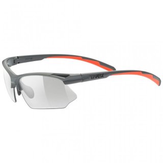 uvex sportstyle 802 Vario - Sportsonnenbrille/Radsportbrille mit selbsttönenden Gläsern grey mat